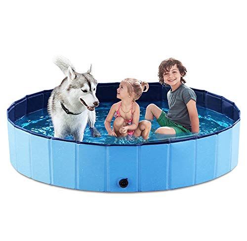 Jasonwell Foldable Dog Pet Bath Pool Collapsible Dog Pet Pool Bathing Tub Kiddie Pool for Dogs Cats  | Amazon (US)