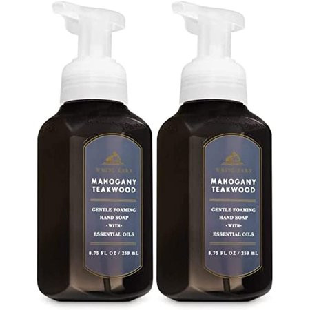 White Barn by Bath & Body Works Gentle Foaming Hand Soap in Mahogany Teakwood (2 Pack) | Walmart (US)