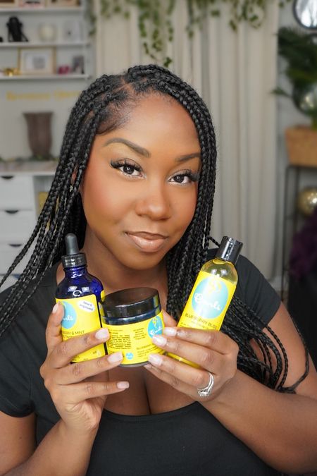 What I use to take care of my hair while rocking a protective hairstyle like braids! #Ltkbraids #ad