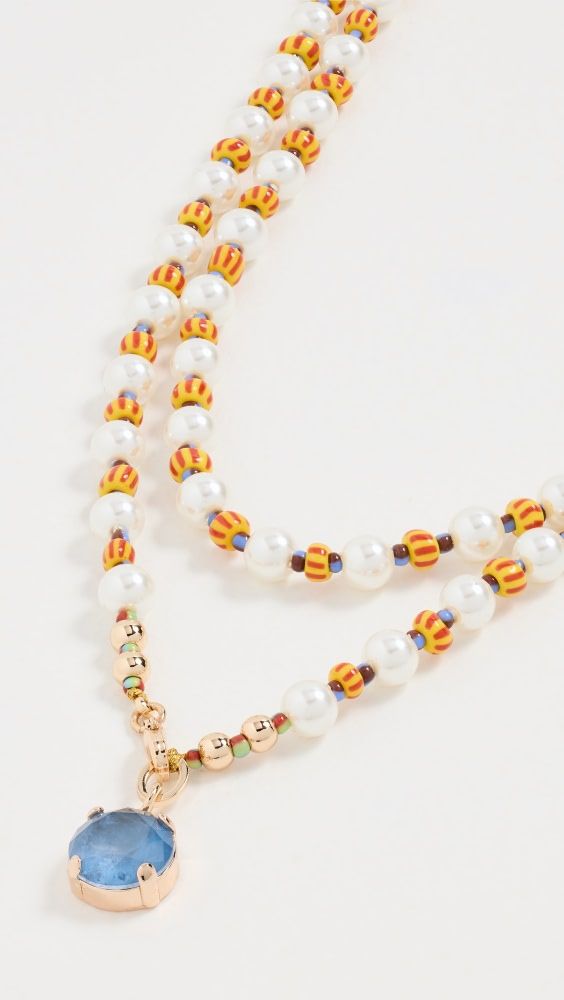Roxanne Assoulin Beaded Pendant Necklace | Shopbop | Shopbop