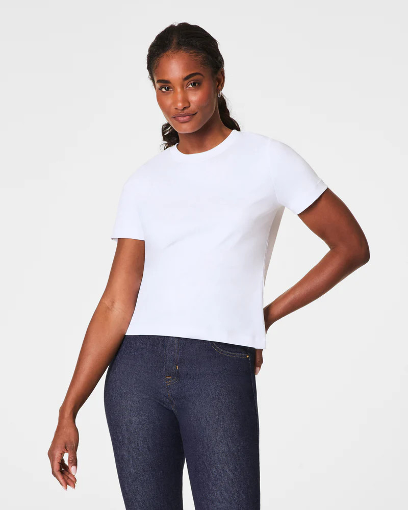 SPANX® Cotton Crewneck Tee | Spanx