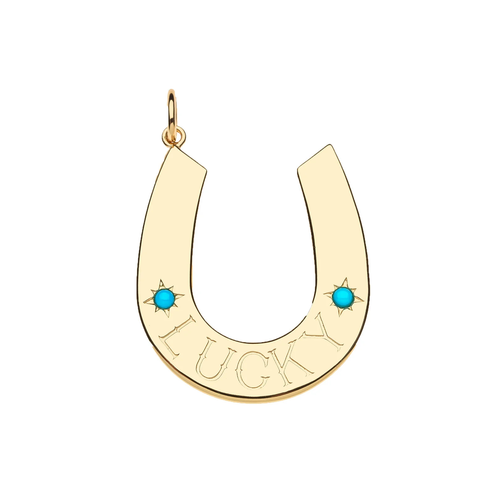 Jumbo Lucky Horseshoe Pendant SALE | Jane Win