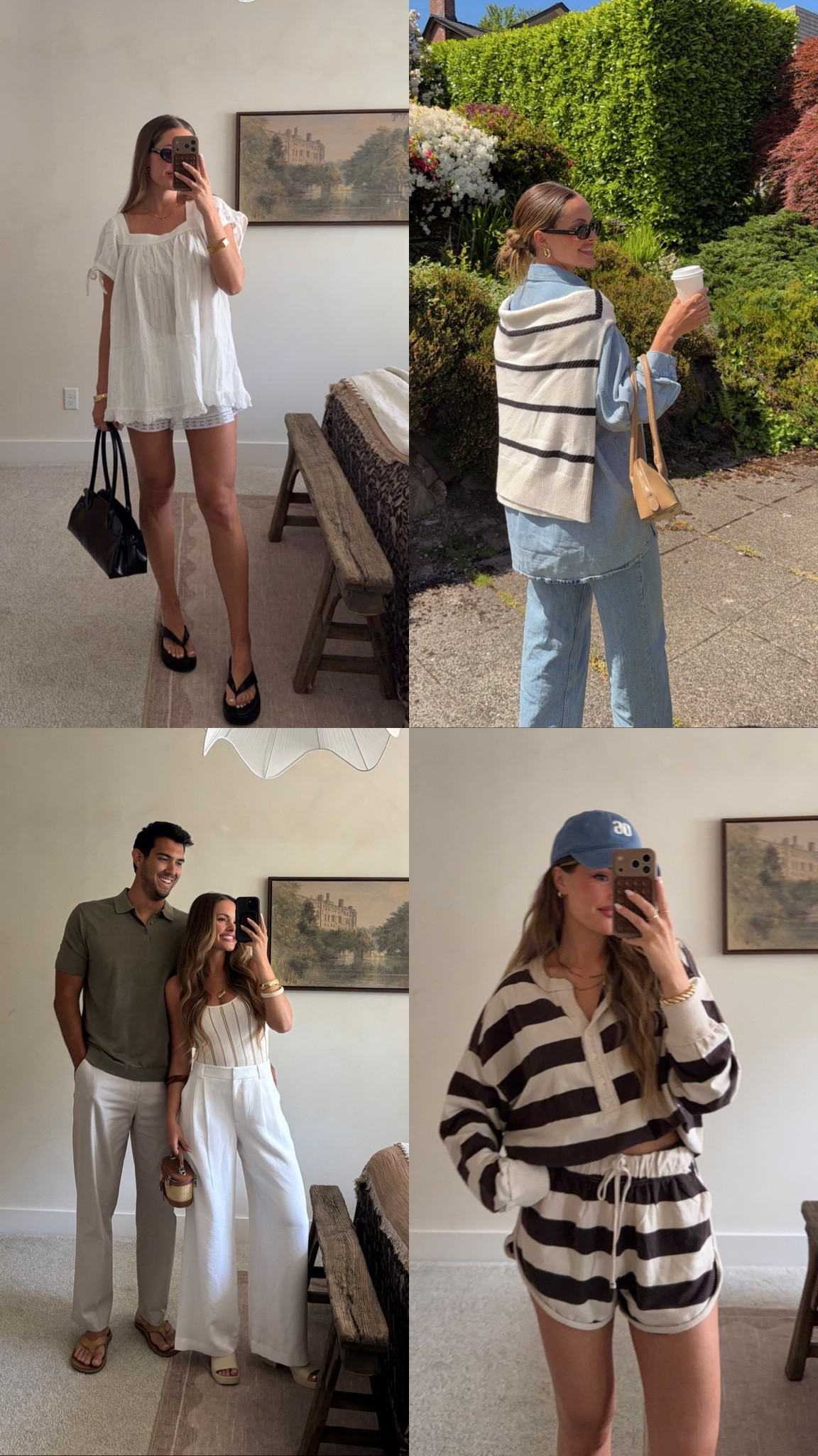 Summer outfit ideas! I’m wearing size S in everything except size L in the denim shirt!

#LTKgrwm #LTKootd #LTKMens