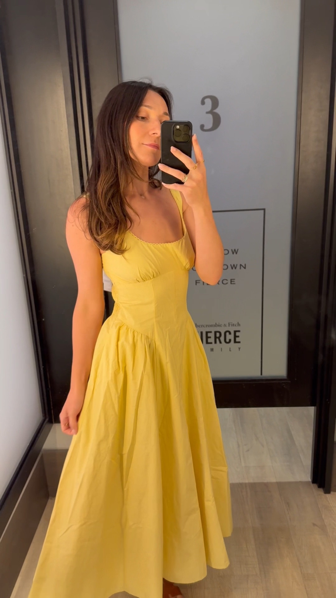 @abercrombie giving beauty and the beast vibes!

This dress is the one. Abercrombie’s bra free corset midi in butter yellow stops you in your tracks. The bodice has built in cups so no bra needed, the waist is fitted, and the skirt is full and twirly with pockets. This is the dress for garden parties, summer weddings, or just feeling like main character energy on a Tuesday.

Fit: size XS Regular

Abercrombie summer dress, butter yellow dress, bra free corset dress, poplin midi dress, summer wedding guest dress, garden party dress, fit and flare midi dress, Abercrombie new arrivals summer, yellow summer dress 2026, linen poplin dress.

#LTKfindsunder100 #LTKstyletip #LTKsummer #abercrombie #butteryellowdress #corsetdress #summerdresses #braFreeOutfit

#LTKootd #LTKTravel #LTKWorkwear