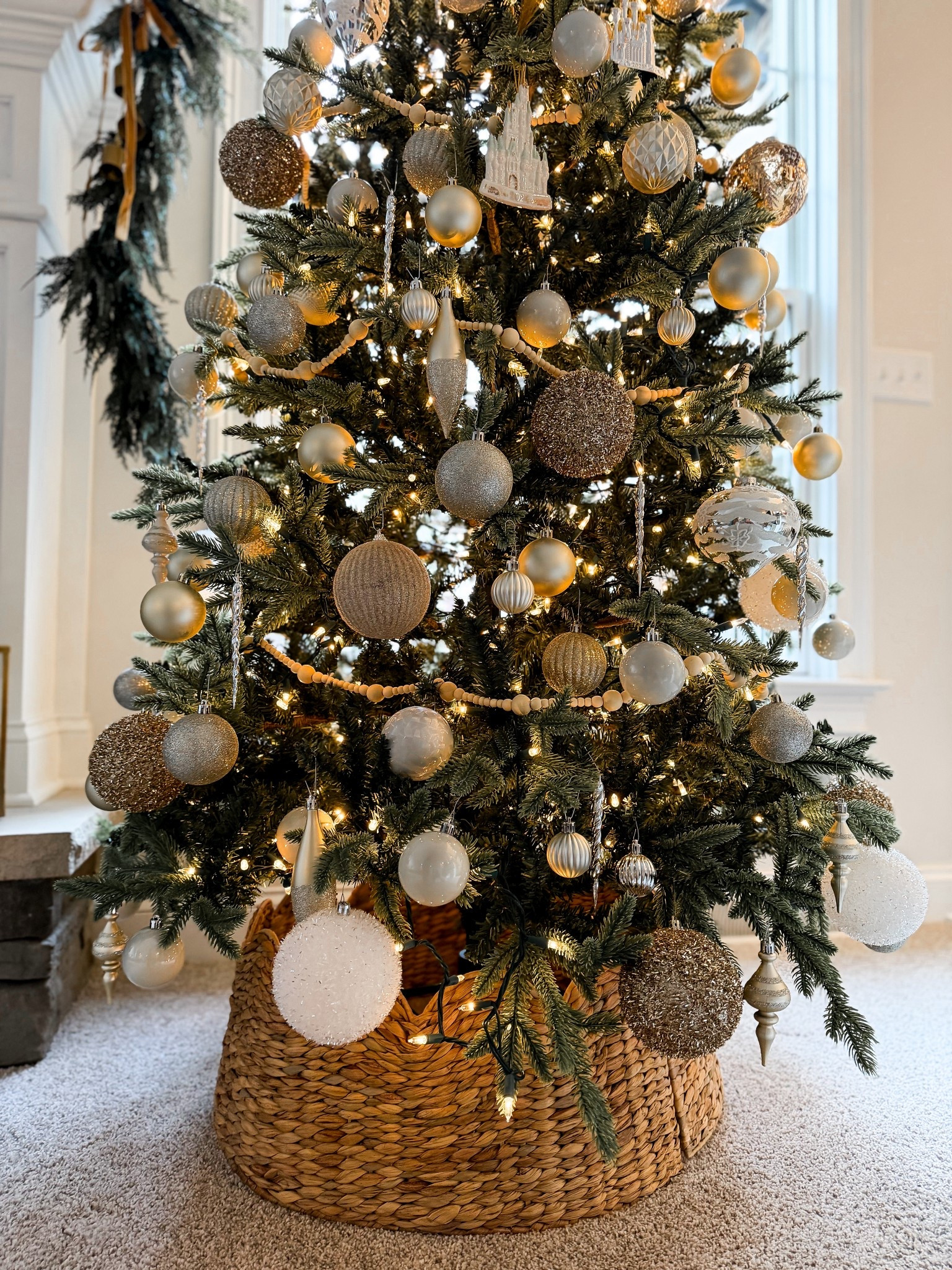 Target holiday decor! Loving our new scalloped tree collar from Target! Such a great neutral with a bit of flare! 

#LTKHome #LTKFindsUnder50 #LTKHoliday