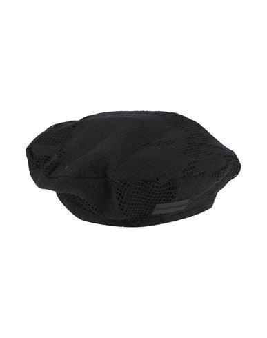 Emporio Armani Woman Hat Black Size 7 ¼ Cotton | YOOX (US)