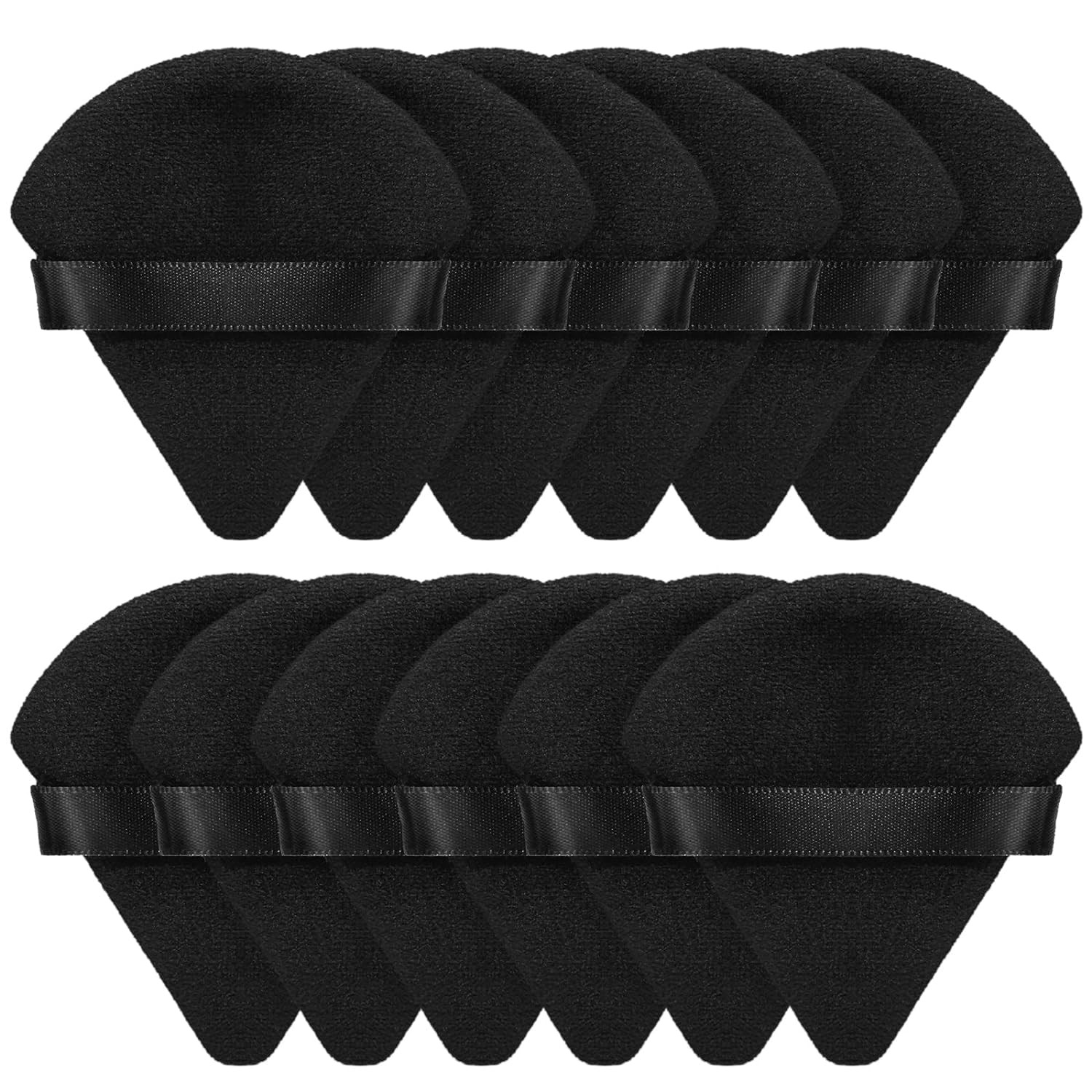 BEAKEY 12pcs Powder Puffs for Face Powder Triangle Powder Puff for Loose & Cosmetic Foundation, M... | Amazon (US)