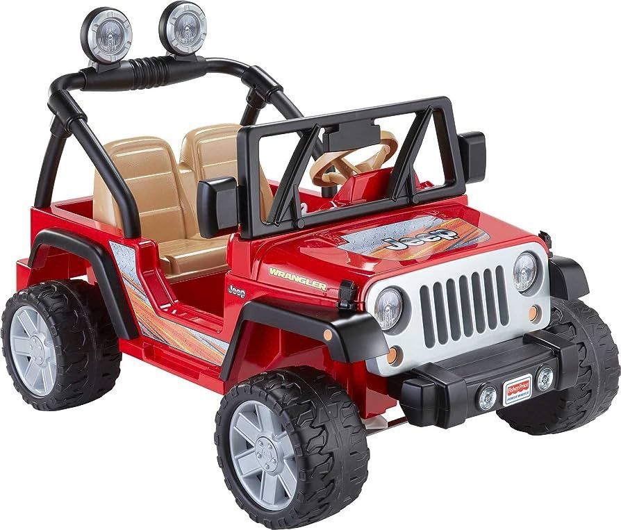 Power Wheels Jeep Wrangler Ride-On Battery Powered Vehicle With Charger & Storage Area For Presch... | Amazon (US)
