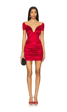 MAJORELLE Tzarina Mini Dress in Red from Revolve.com | Revolve Clothing (Global)