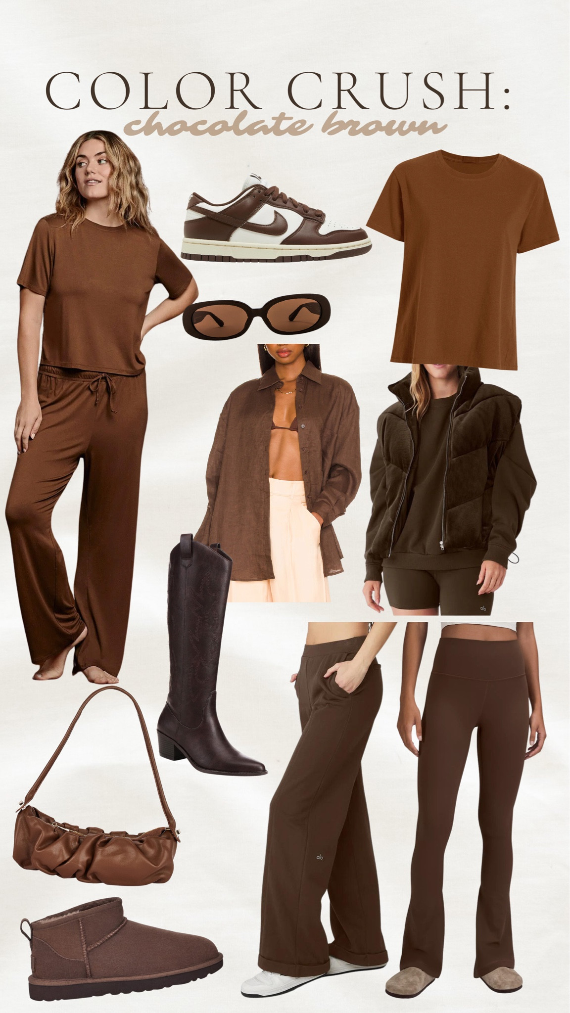 brown dunks outfit
