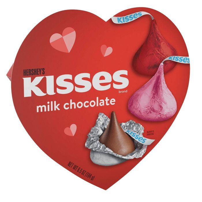 Hershey's Valentine's Day Milk Chocolate Kisses - 6.5oz | Target