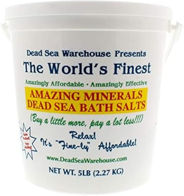 Dead Sea Warehouse - Amazing Minerals Dead Sea Bath Salts, Temporary Relief From Dry Itchy Skin, ... | Amazon (US)