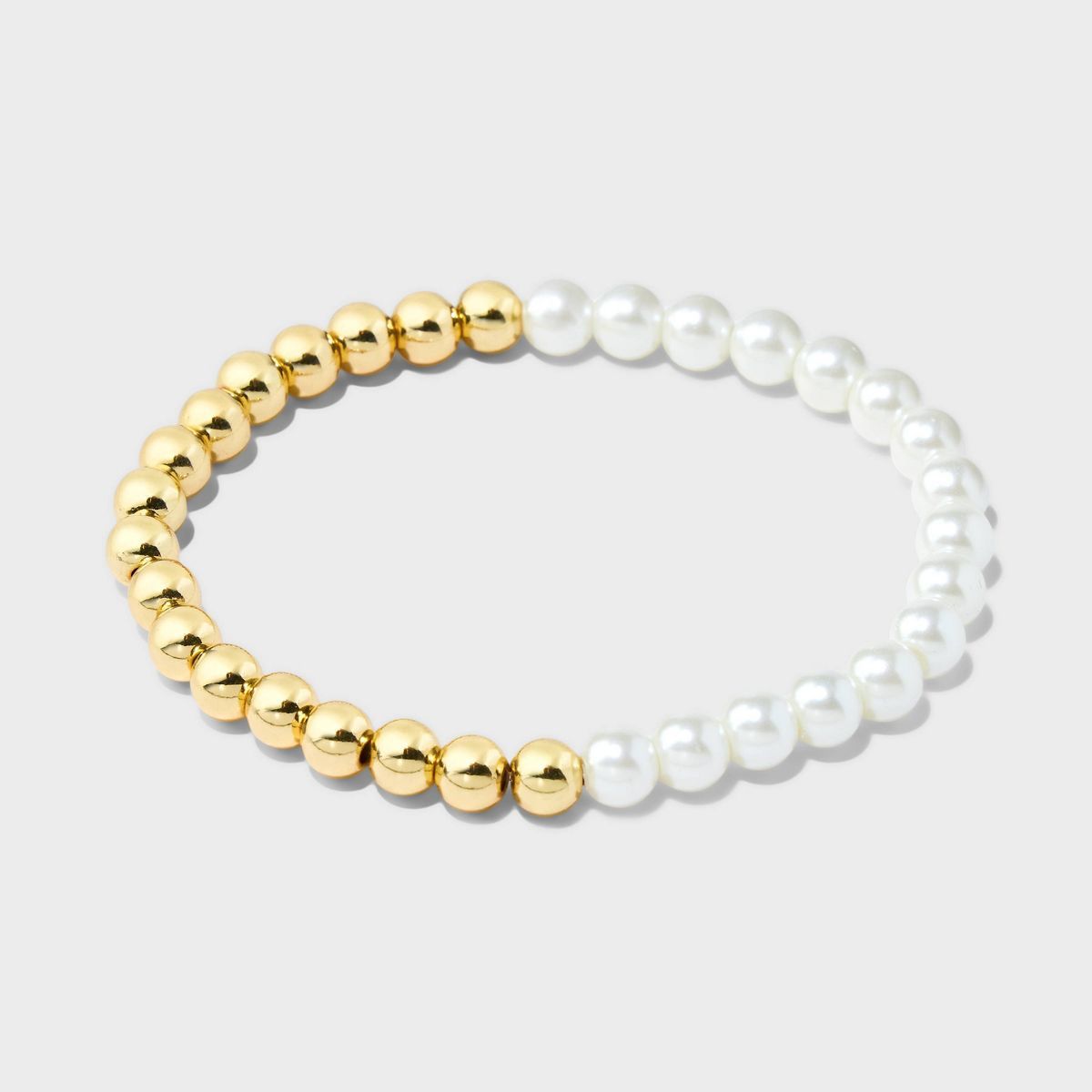 SUGARFIX by BaubleBar Two-Toned Pearl Stretch Bracelet | Target
