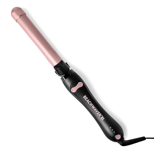 Beachwaver B1 Rotating Curling Iron - Automatic 1 Inch Ceramic Curling Iron - Easy-to-Use Spinning Wand for Long-Lasting Waves - Auto-Shut Off, Travel-Friendly, Dual Voltage (BW160) in Midnight Rose | Amazon (US)