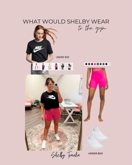 What would Shelby wear, athletic wear, lulu lemon, Nike 