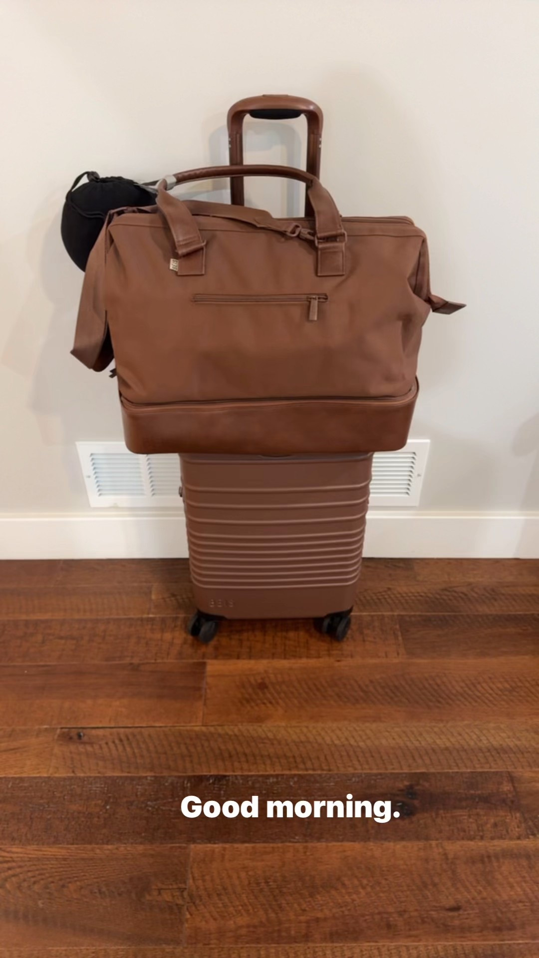 Carry-on luggage! Yes please!!!

I bought the set but you can buy the individual pieces 

The bag had a shoe compartment! I have 3 pair of shoes in there! 

The suitcase is carrying all my clothes and toiletries 

#LTKTravel