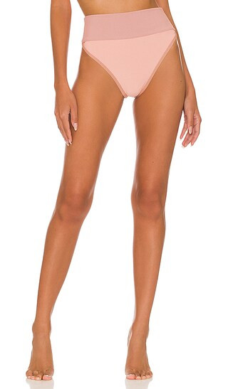 Emmy Bikini Bottom in Blush Colorblock | Revolve Clothing (Global)