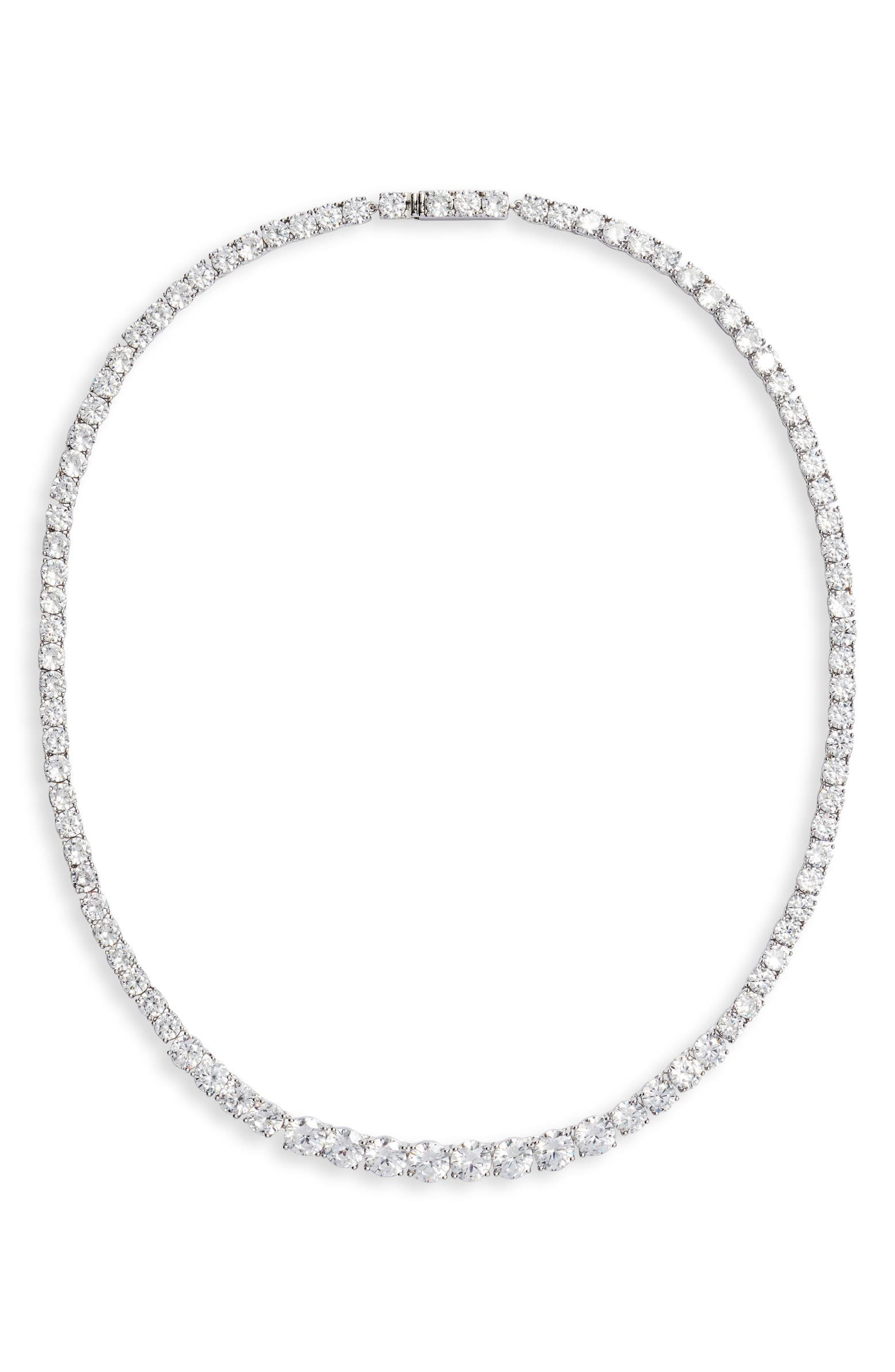 Graduated Cubic Zirconia Collar Necklace | Nordstrom