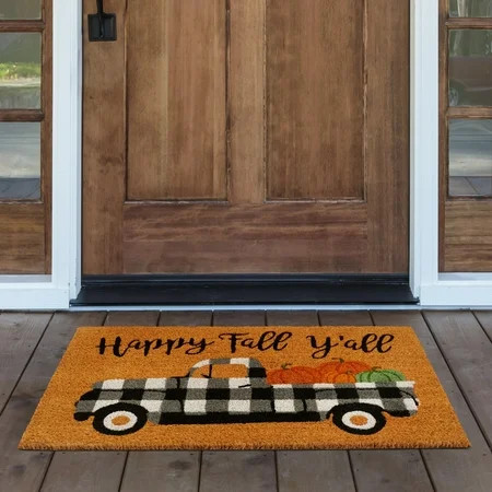 Happy Fall Y all Farm Truck Fall Doormat | Walmart (US)