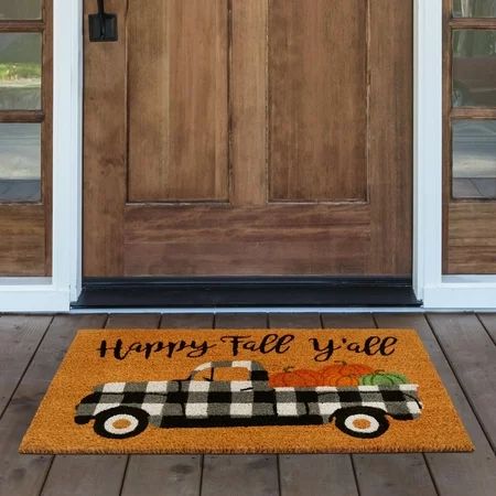 Happy Fall Y all Farm Truck Fall Doormat | Walmart (US)