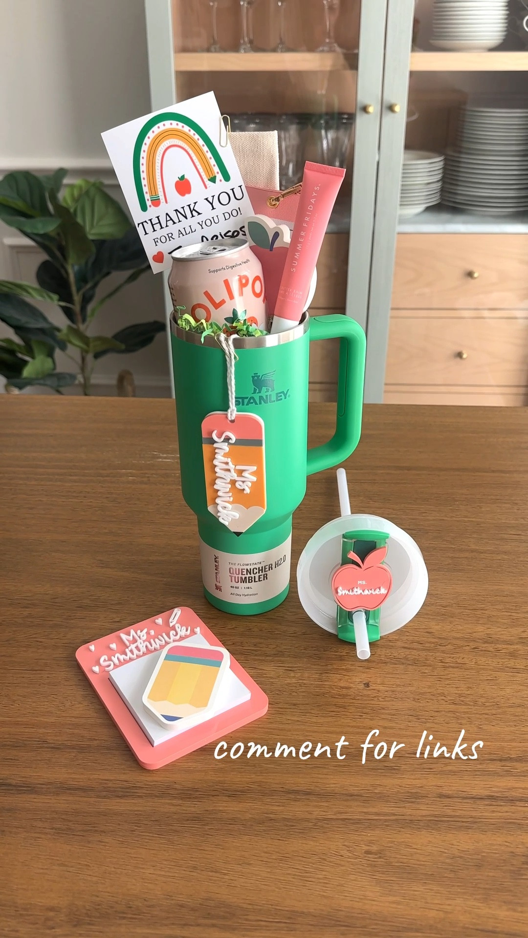 I LOVE the way this teacher appreciation gift turned out! These personalized acrylic gifts and the canvas pencil case from The Cotton and Canvas Co. make it personal and sweet, and the quality is top notch! Plus everything on their site ships FREE (within the US). Perfect way to show teachers some love! 🍎  Find the free printable on crispcollective.org
.
.
.


#LTKGiftGuide #LTKKids #LTKFamily