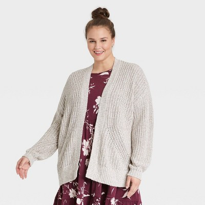 Women's Plus Size Casual Cardigan - Ava & Viv™ | Target