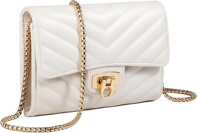 YAZEKOUS Crossbody Bags Small Purse for Women Leather Phone Clutch Purses | Crossbody Purses with... | Amazon (US)