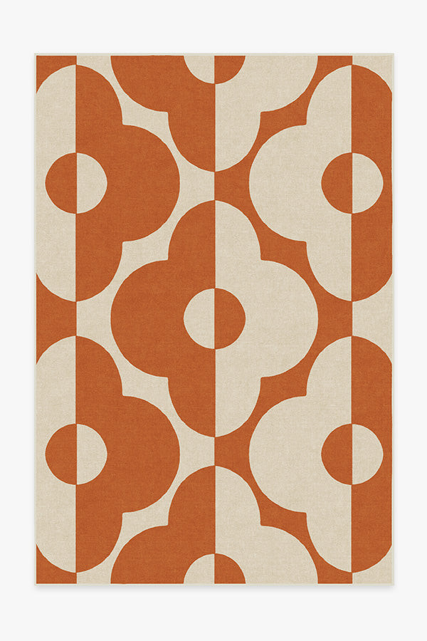 Dawn Orange & Ivory Rug | Ruggable
