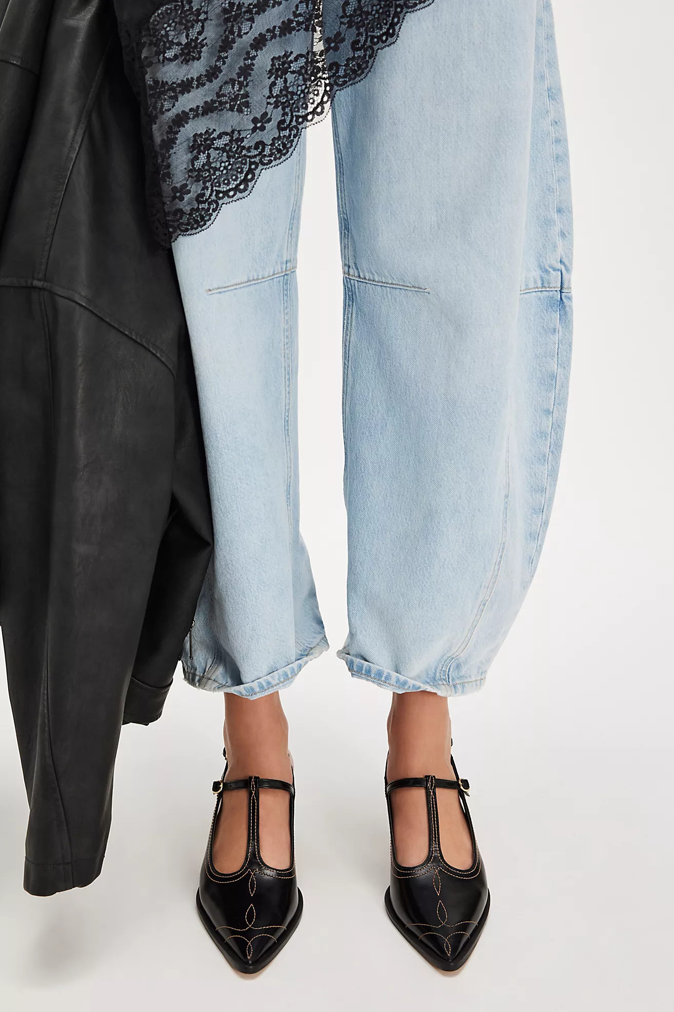 Saloon Stitched Heels | Free People (Global - UK&FR Excluded)