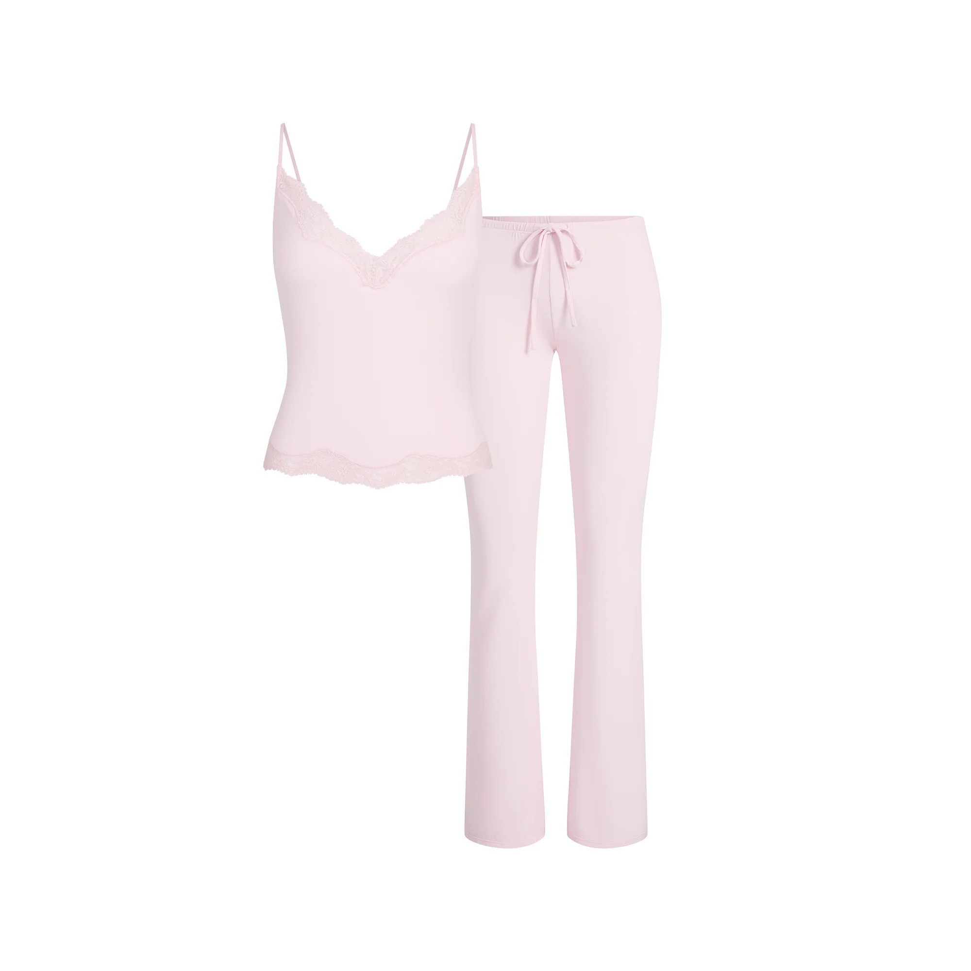 SKIMS SLEEP LACE CAMI AND PANT SET | BLOOM | SKIMS | SKIMS (US)