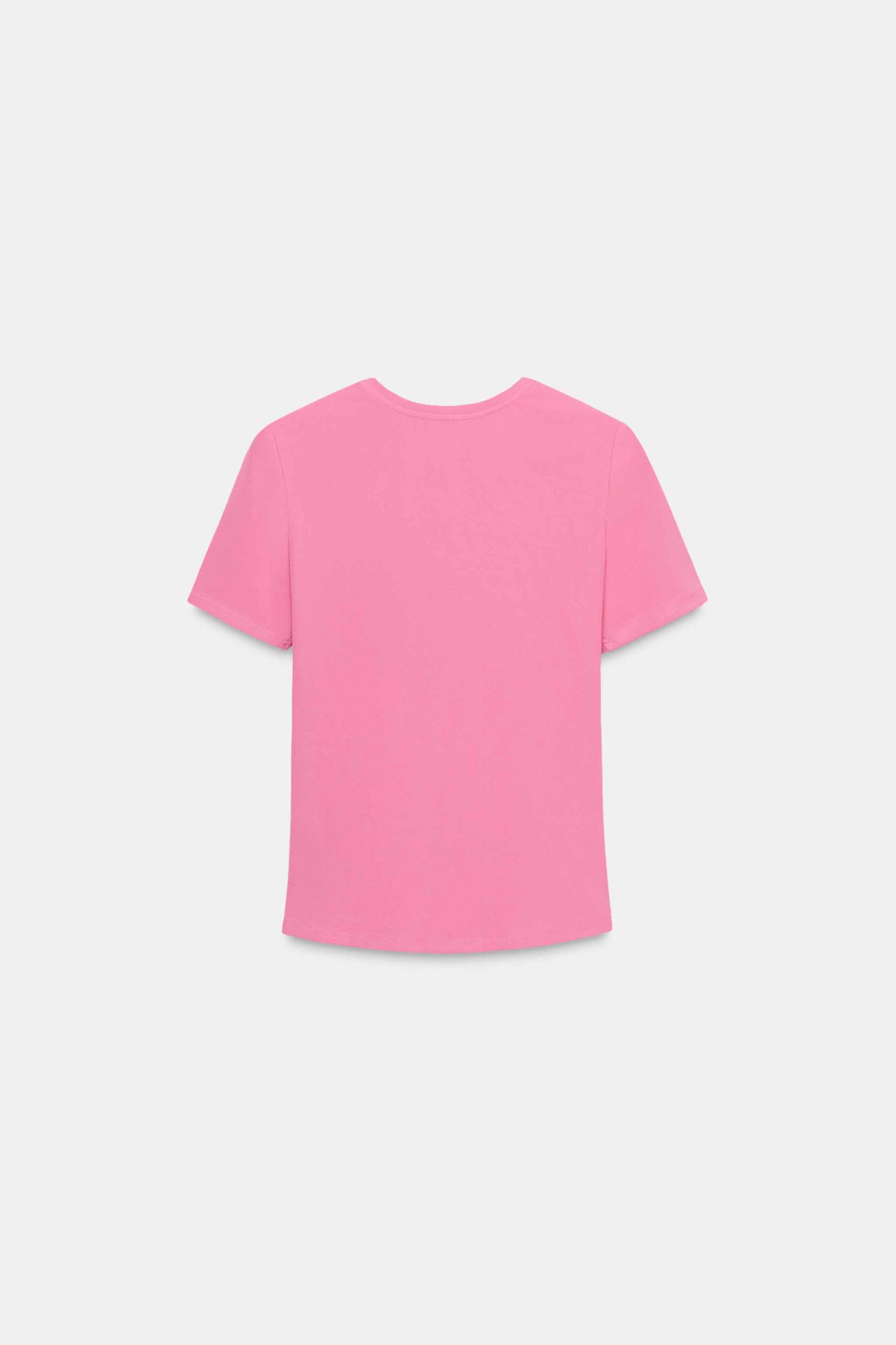 RHINESTONE TEXT T-SHIRT | Zara US