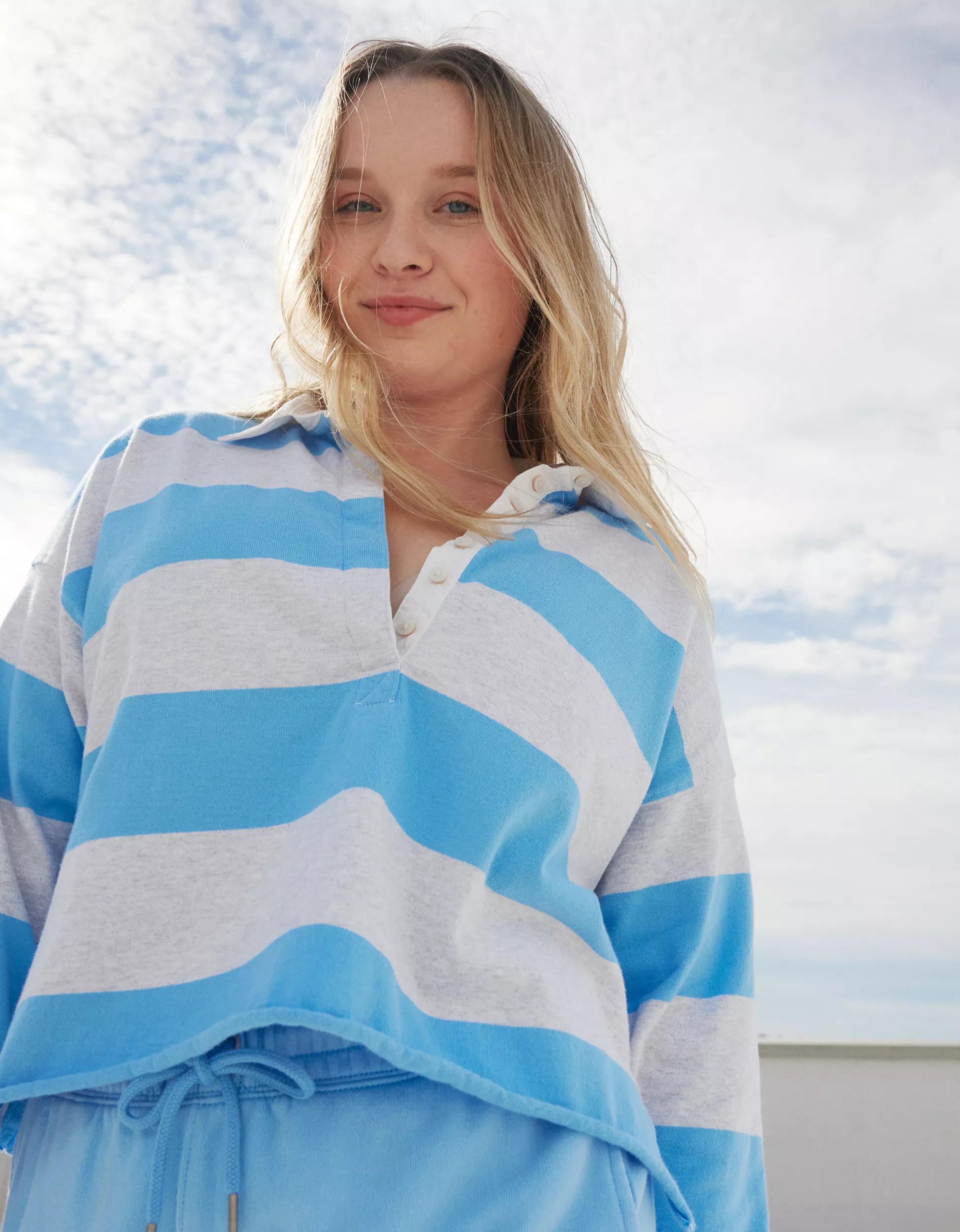 Aerie Sporty Prep Rugby Polo | Aerie