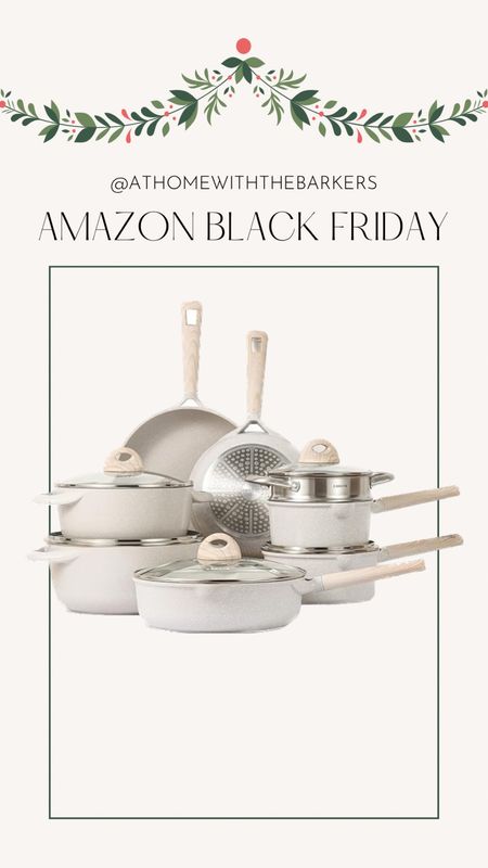 Amazon early black Friday deals, carote pots and pans set 

#LTKHoliday #LTKGiftGuide #LTKhome