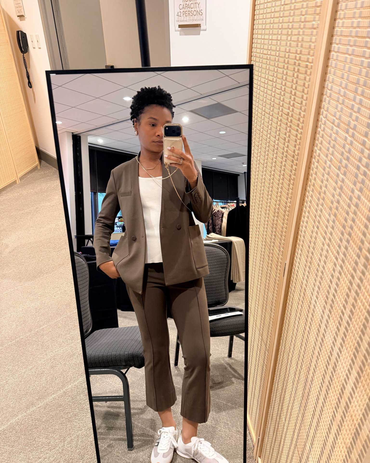This mushroom colored suit got so many compliments when I wore it with my new sneakers! Super comfy and stylish!

#LTKgrwm #LTKootd #LTKWorkwear