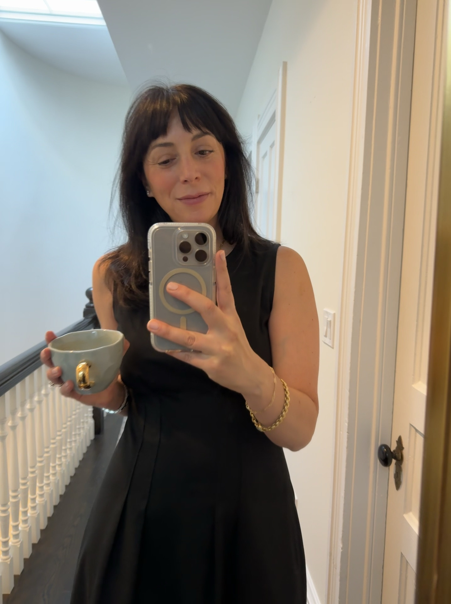 The perfect black dress for transitional fall weather. I am 5’6” and recommend this for this height or taller. Very flattering fit. Wearing a 6. #jcrew #injcrew 

#LTKWorkwear #LTKOver40