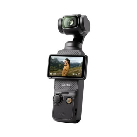 DJI Osmo Pocket 3 4K, 9.4MP CMOS Digital Camera with Vlogging, 4x Zoom, Black, 1 Count | Walmart (US)