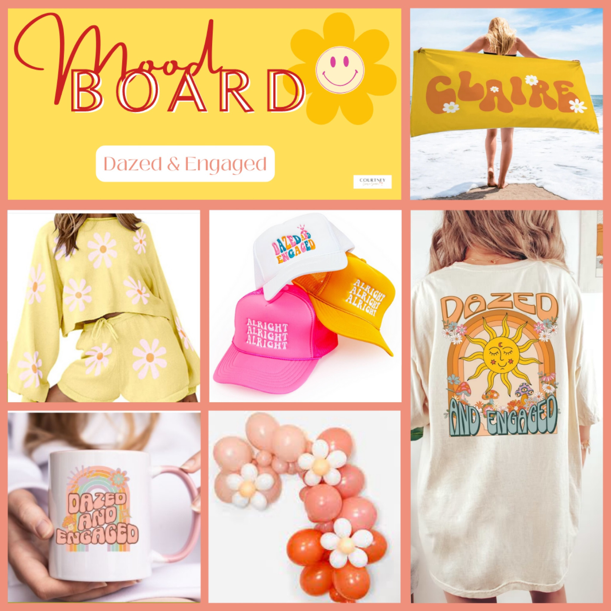 Dazed☮️ & Engaged💍 bachelorette party must-haves. #retrobacheloretteparty #hippiebride 

#LTKSeasonal #LTKstyletip #LTKwedding