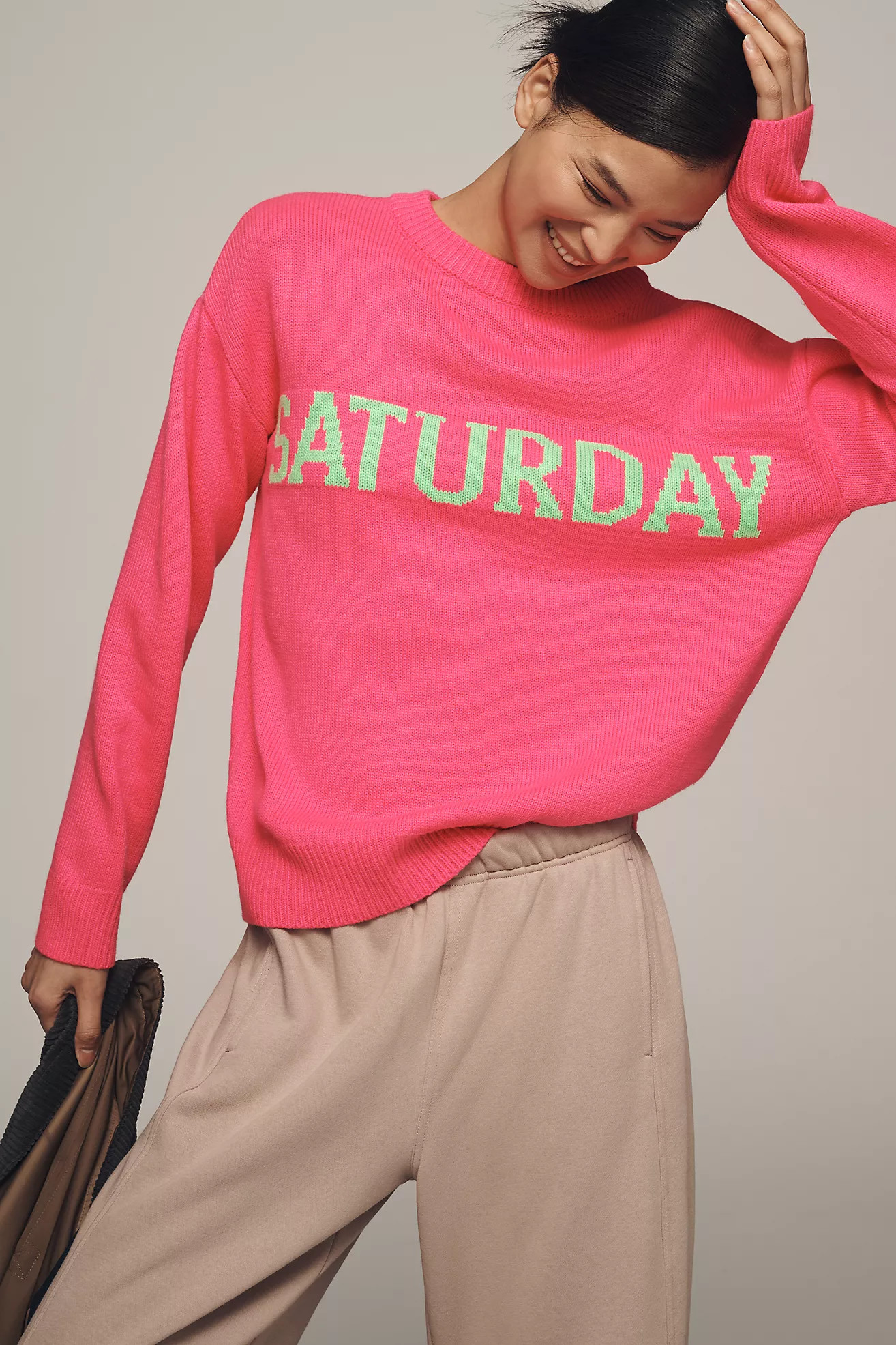 English Factory Weekend Graphic Crew-Neck Sweater | Anthropologie (US)