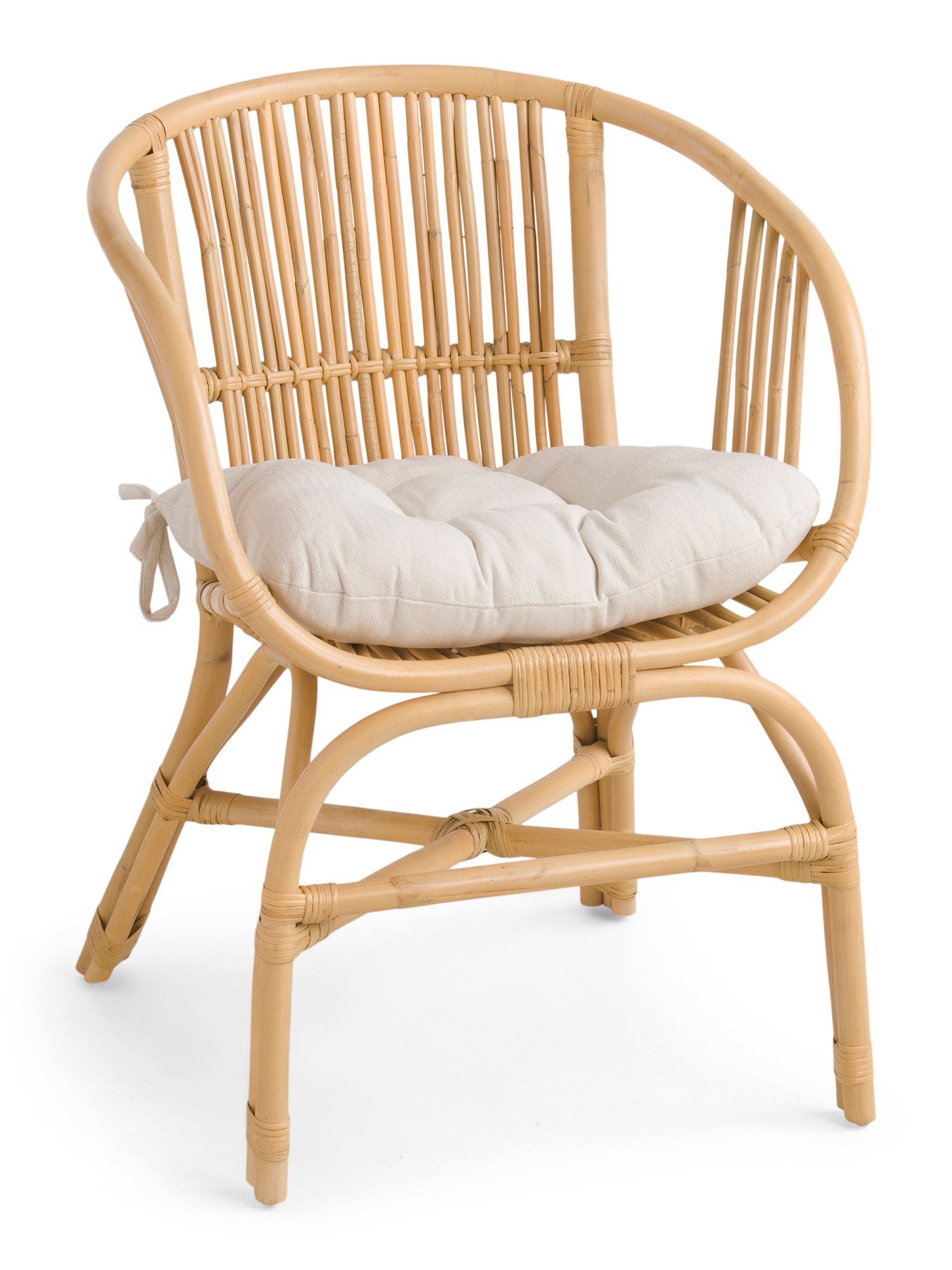 Dorina Rattan Dining Chair With Cushion | Marshalls