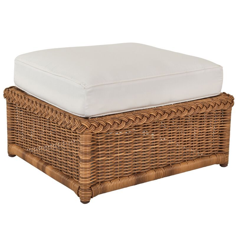 Emilia Ottoman, White | One Kings Lane