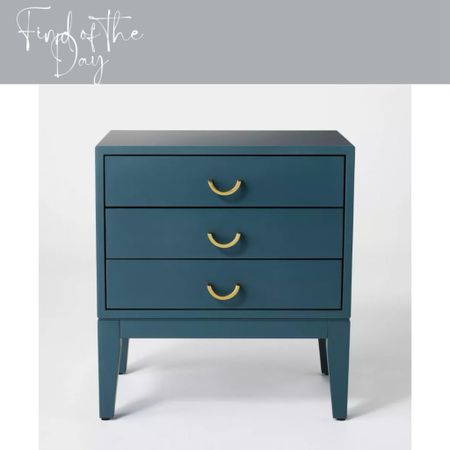 Add a pop of color to your bedroom with this 3-drawer nightstand! Ideal for using in guest bedrooms or teen rooms!

#LTKhome #LTKSeasonal #LTKfamily