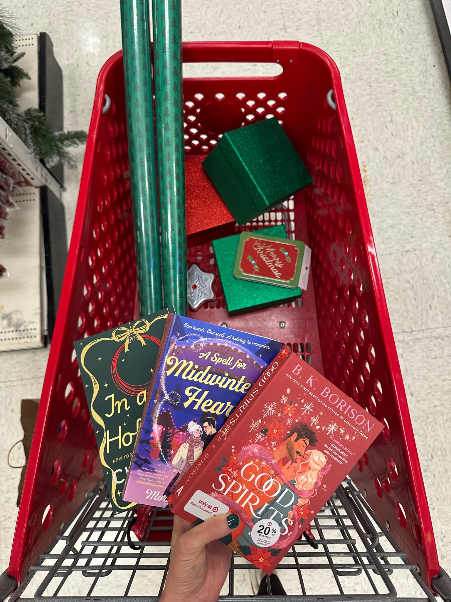 #ad Getting ready for the holidays means cozy nights, warm drinks, and a fresh stack of books 🎄☕️✨Picked up a few new reads at @Target that feel like the season — comforting, magical, and perfect for gifting (or keeping for myself 😉) Now home to start reading 🤍#TargetPartner #TargetBooks #Target @shopltk #liketkit