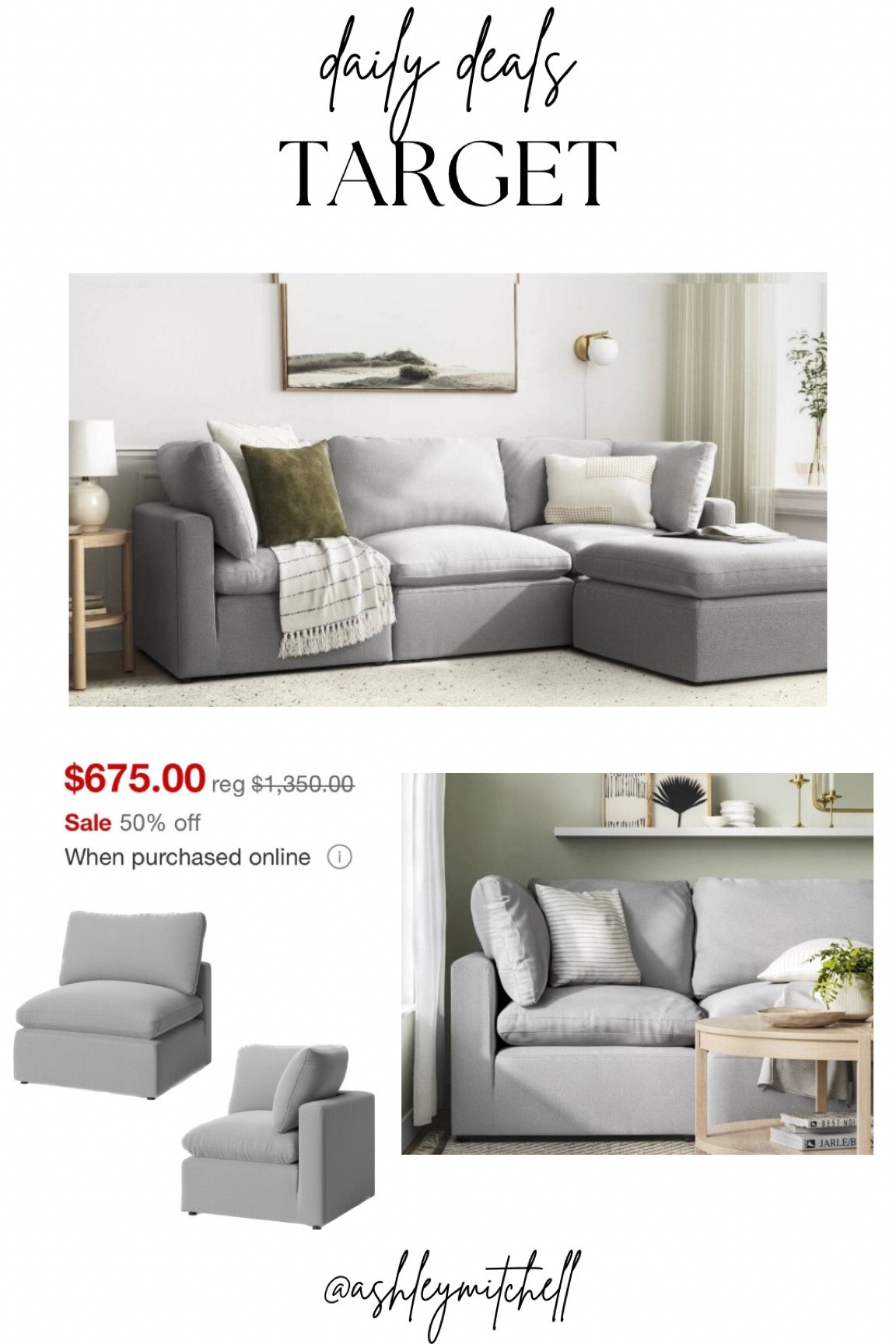 Y’all this couch is 50% off!!!! I AM OBSESSED!!!

#LTKSaleAlert #LTKxNSale #LTKHome