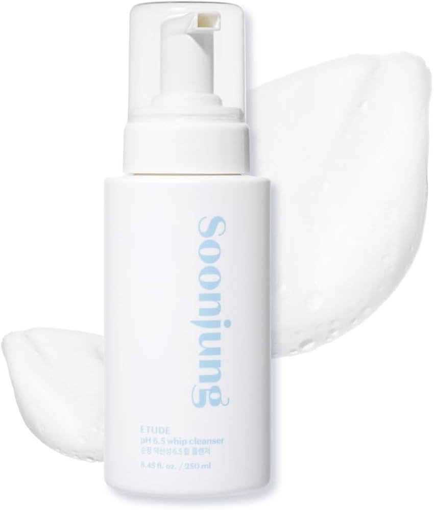 ETUDE SoonJung pH 6.5 Whip Cleanser Big Size, Mild Micro Foaming Face Wash for Sensitive Skin, Pa... | Amazon (US)
