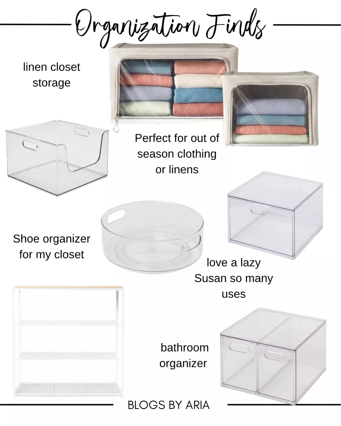 Organizers I Love in my Bathroom Closet