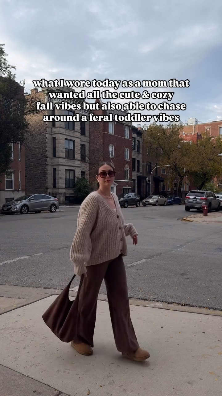feeling like a cozy little bear today in my @sezane cardigan & loving it 🐻🍂🤎🥐👜

this week is going to be a fun & crazy one! I am in office tomorrow for a big work presentation and then flying home (Willow’s first flight!) to PA for my childhood best friend’s wedding!!! so much to do between now & Thursday morning. I am so stressed and anxious and excited all at the same time 🫶🏼

#momfashion #momstyle #stylingtips #easyoutfitideas #ootdinspiration #citymom #outfitoftheday #toddlermom #midsizemom #dailyoutfitinspo #workfromhomemom #workingmom #cozystreetwear #falloutfitideas #fallfashion #cozyaesthetic #neutralstyle #pinterestaesthetic #parisianchic #parisianstyle #sezaneaddict #sezanelovers

#LTKSaleAlert #LTKMidsize #LTKStyleTip