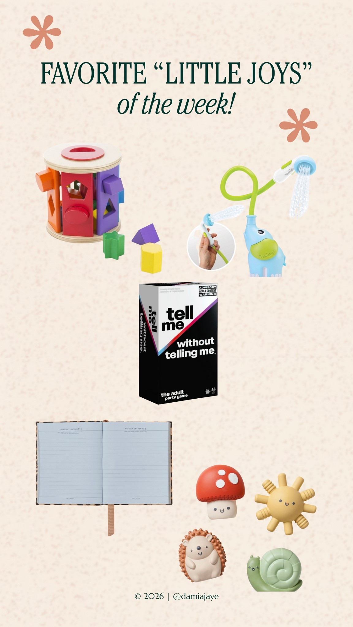 Just some of my favorite little items that brought me joy this week. 🥰

What’s your favorite???

🌿✨♥️🤩



#LTKdayinmylife #LTKmomlife #LTKHome