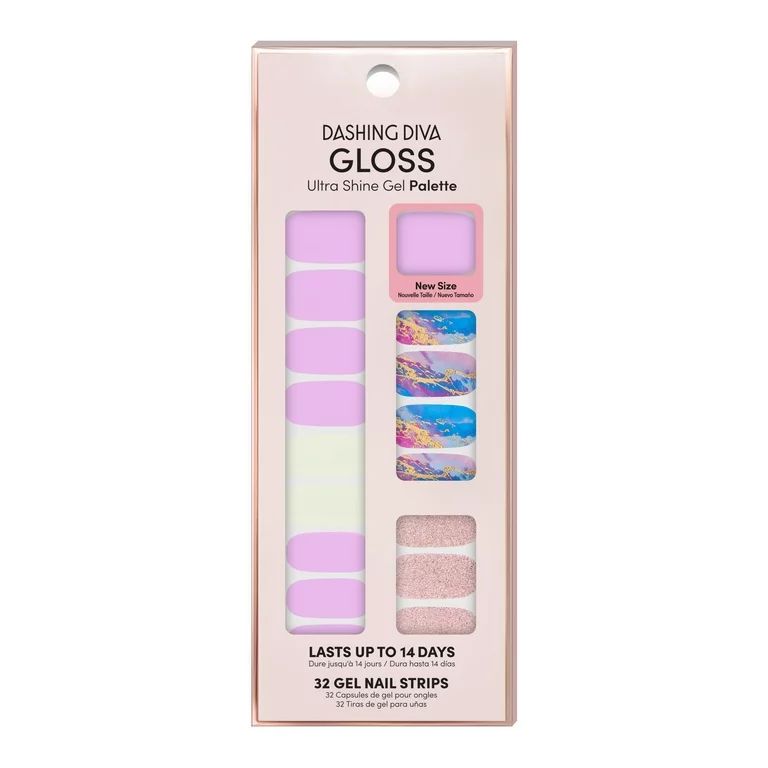 Dashing Diva GLOSS Ultra Shine Gel Palette, Violet Moonstone | Walmart (US)