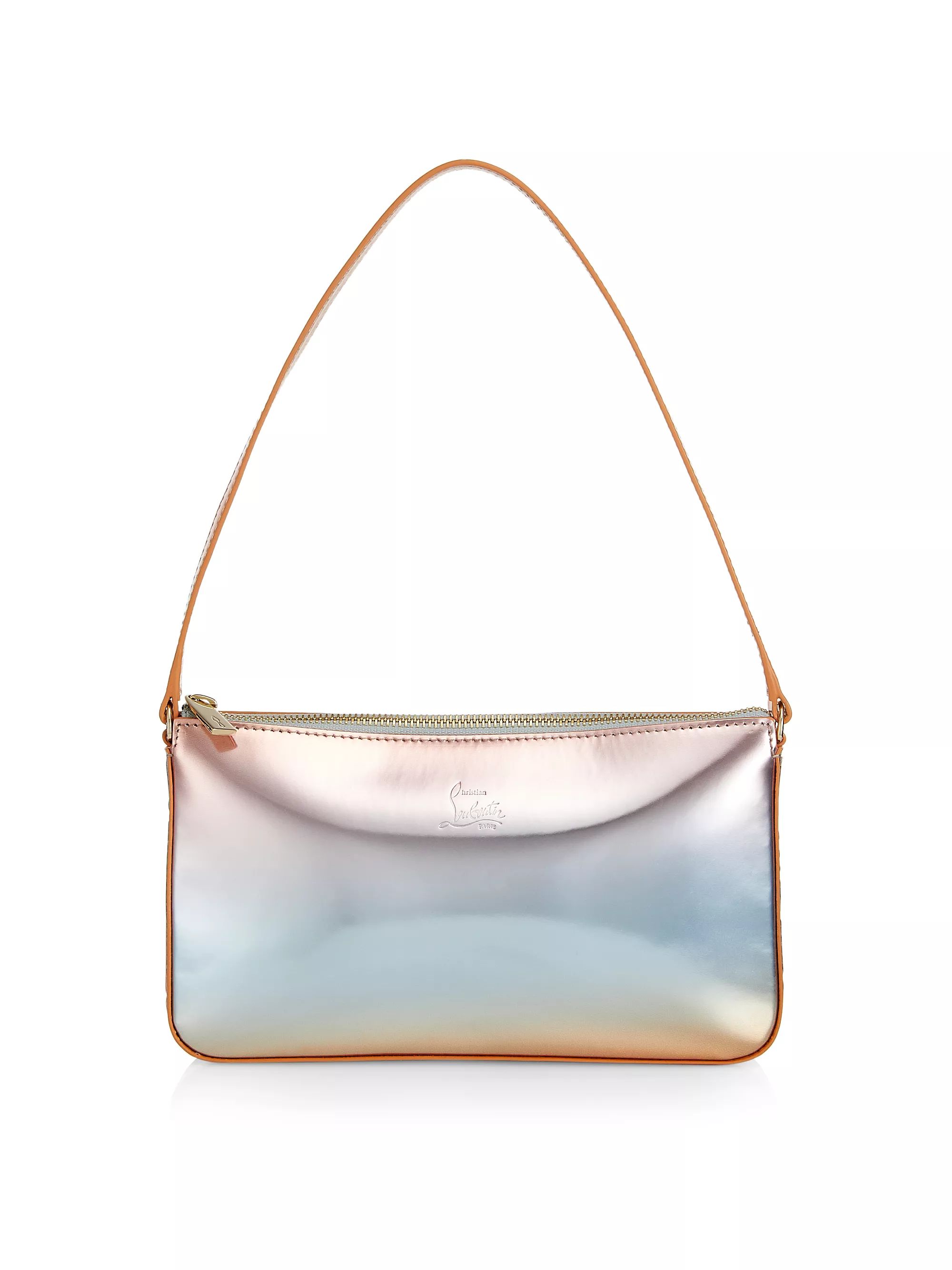 Loubila Metallic Leather Shoulder Bag | Saks Fifth Avenue
