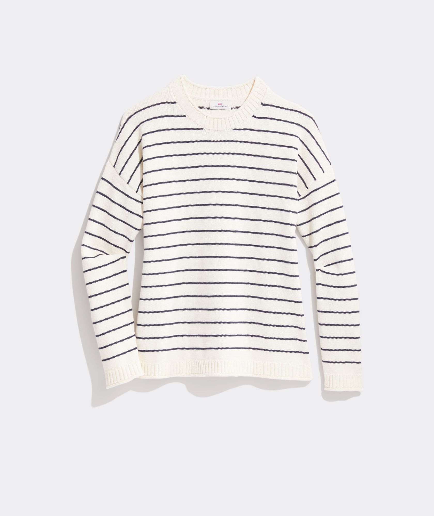 Roll-Neck Cotton Crew | vineyard vines